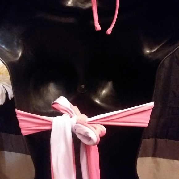 Aerie Florescent Pink Push up Bikini Top. - Picture 2 of 3